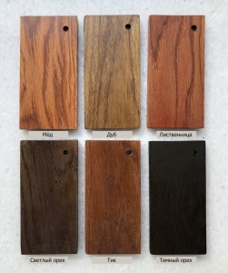 Защитно-декоративное масло для древесины ACEITE DE TEKA цветовые решения